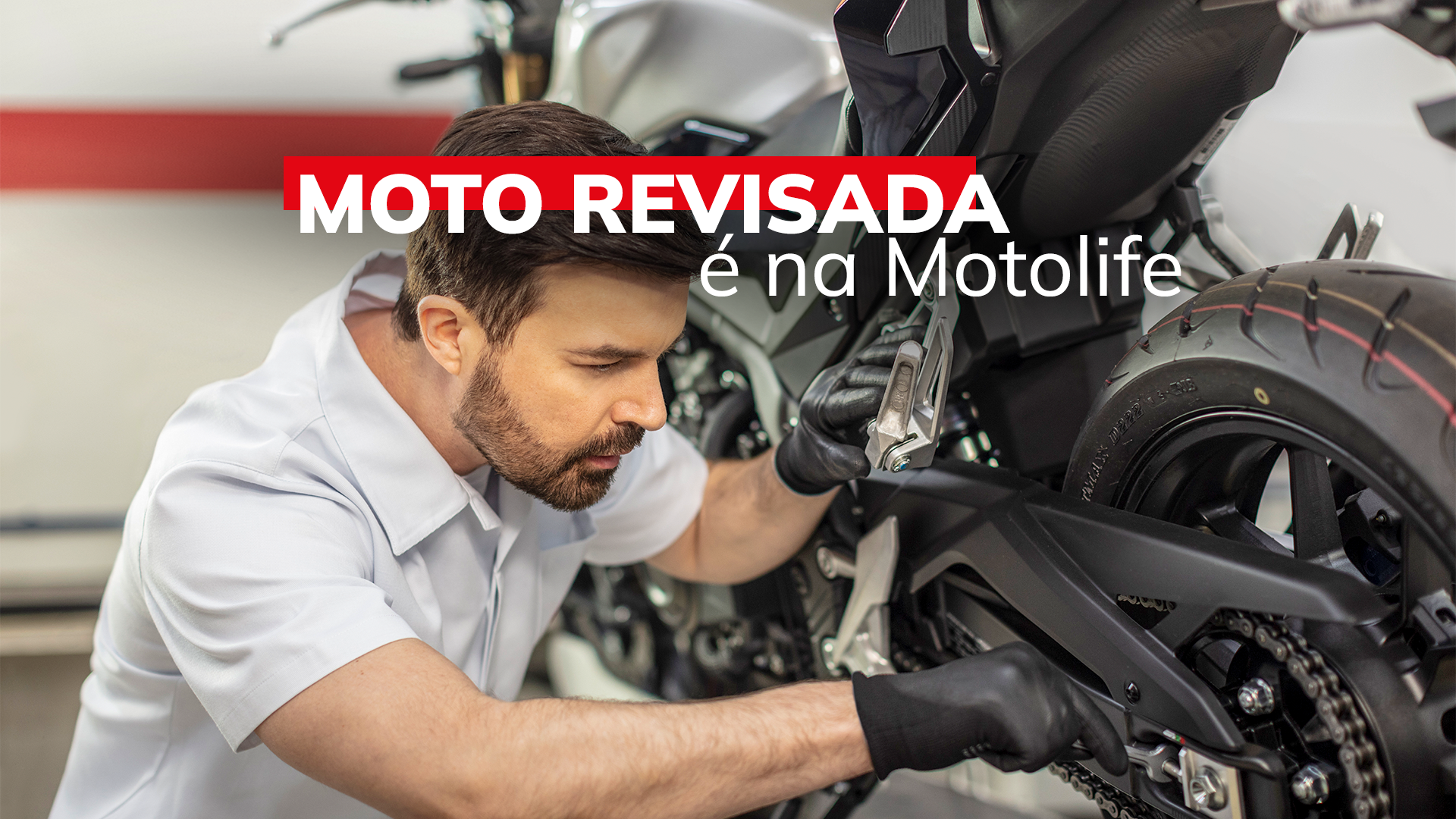 Mantenha a sua moto revisada com a Motolife